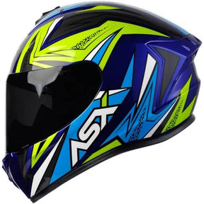 CAPACETE ASX DRAKEN VECTOR AZUL/AMARELO/CINZA