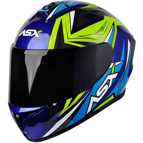 CAPACETE ASX DRAKEN VECTOR AZUL/AMARELO/CINZA