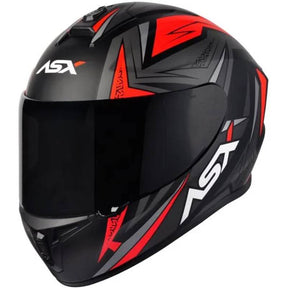 CAPACETE ASX DRAKEN VECTOR PRETO/CINZA/VERMELHO