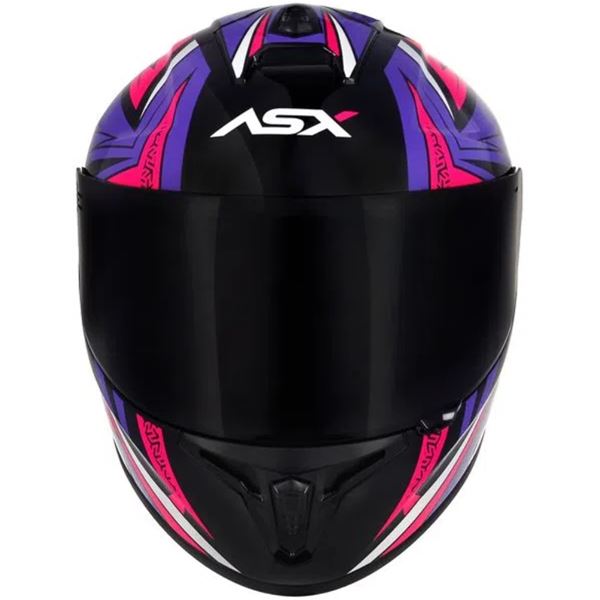 CAPACETE ASX DRAKEN VECTOR PRETO/LILAS/ROSA