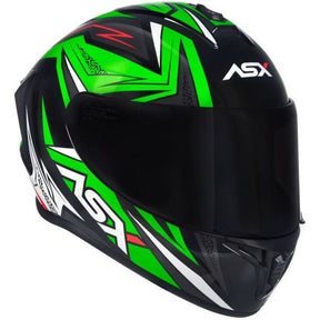 CAPACETE ASX DRAKEN VECTOR PRETO/VERDE/BRANCO