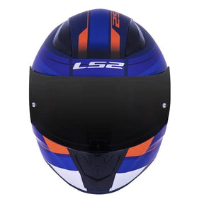 CAPACETE LS2 FF358 DRAZE BRANCO/AZUL/VERMELHO - Macaléo Capacetes