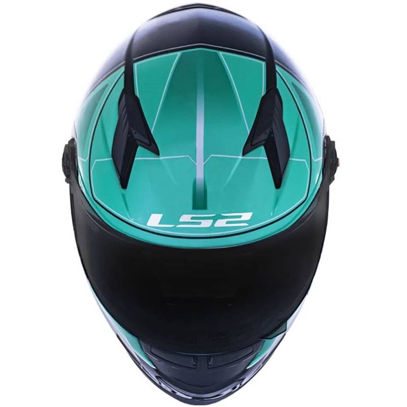 CAPACETE LS2 FF358 ULTRA PRETO/VERDE - Macaléo Capacetes