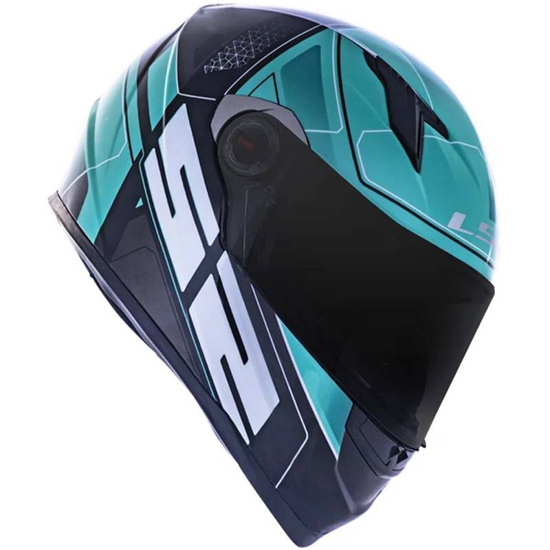 CAPACETE LS2 FF358 ULTRA PRETO/VERDE - Macaléo Capacetes