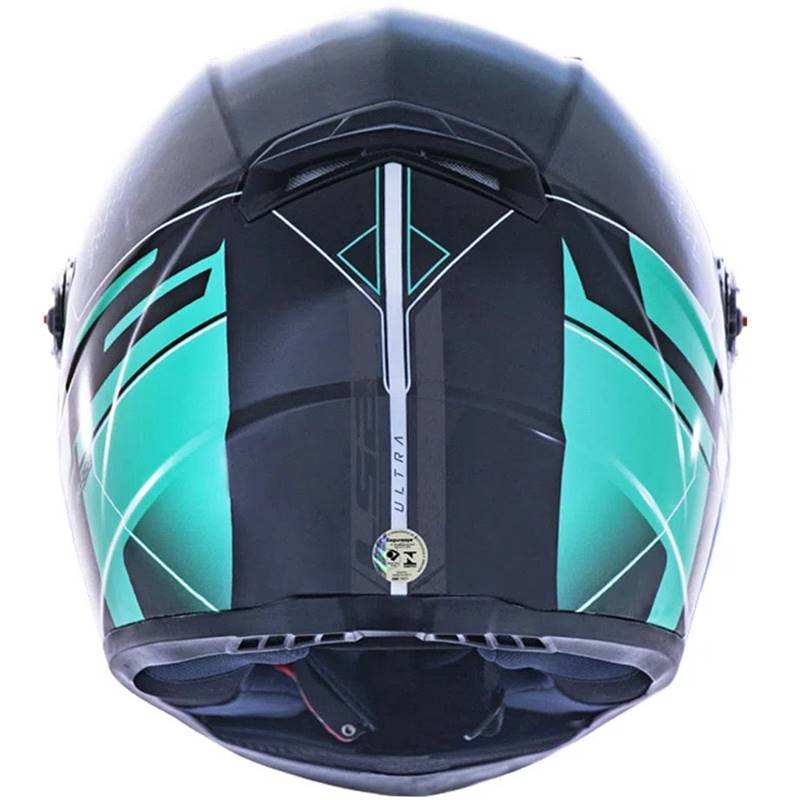 CAPACETE LS2 FF358 ULTRA PRETO/VERDE - Macaléo Capacetes