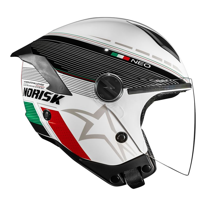 CAPACETE NORISK NEO GRAND PRIX ITALY - Macaléo Capacetes