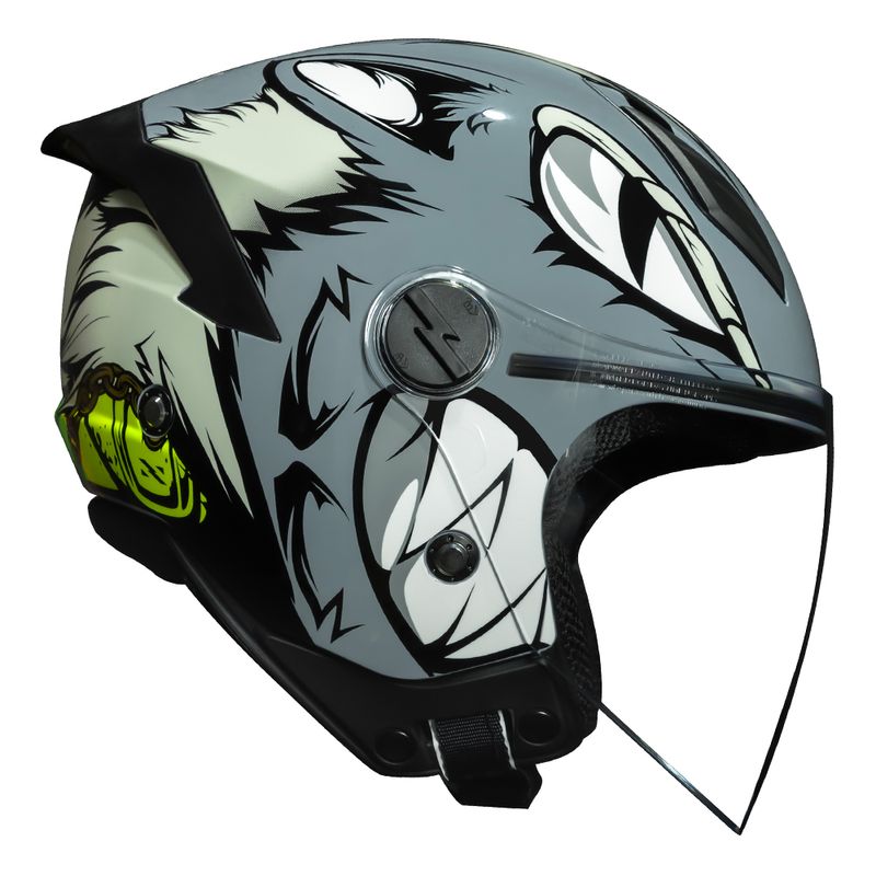 CAPACETE NORISK NEO HYENA BRANCO - Macaléo Capacetes