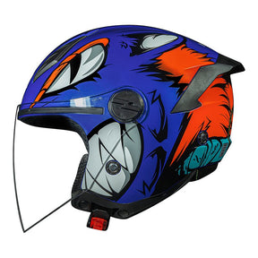 CAPACETE NORISK NEO HYENA LARANJA - Macaléo Capacetes