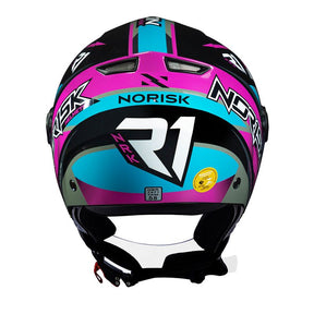 CAPACETE NORISK ORION R1 ROSA - Macaléo Capacetes