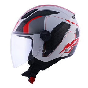 CAPACETE NORISK ORION START BRANCO - Macaléo Capacetes