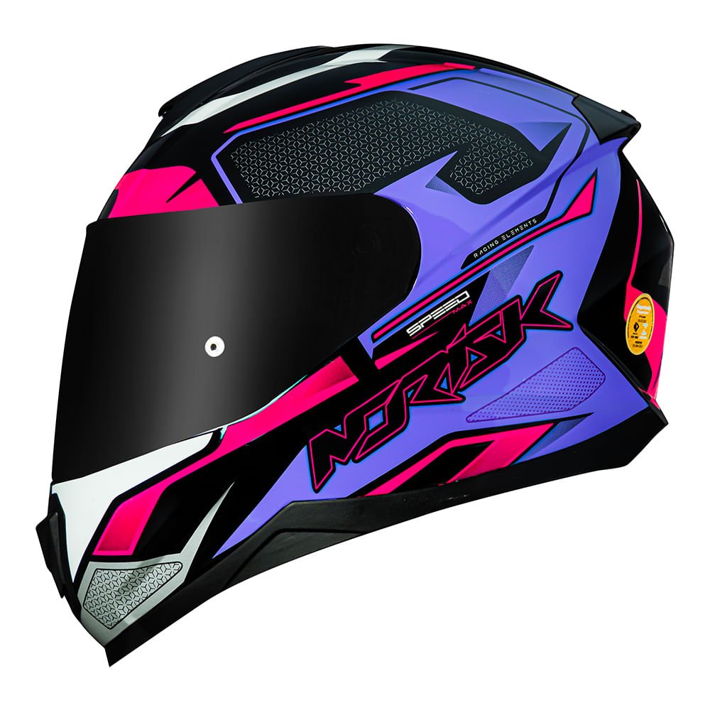 CAPACETE NORISK RAZOR SPEEDMAX ROSA - Macaléo Capacetes