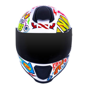 CAPACETE NORISK RAZOR VIBES BRANCO - Macaléo Capacetes