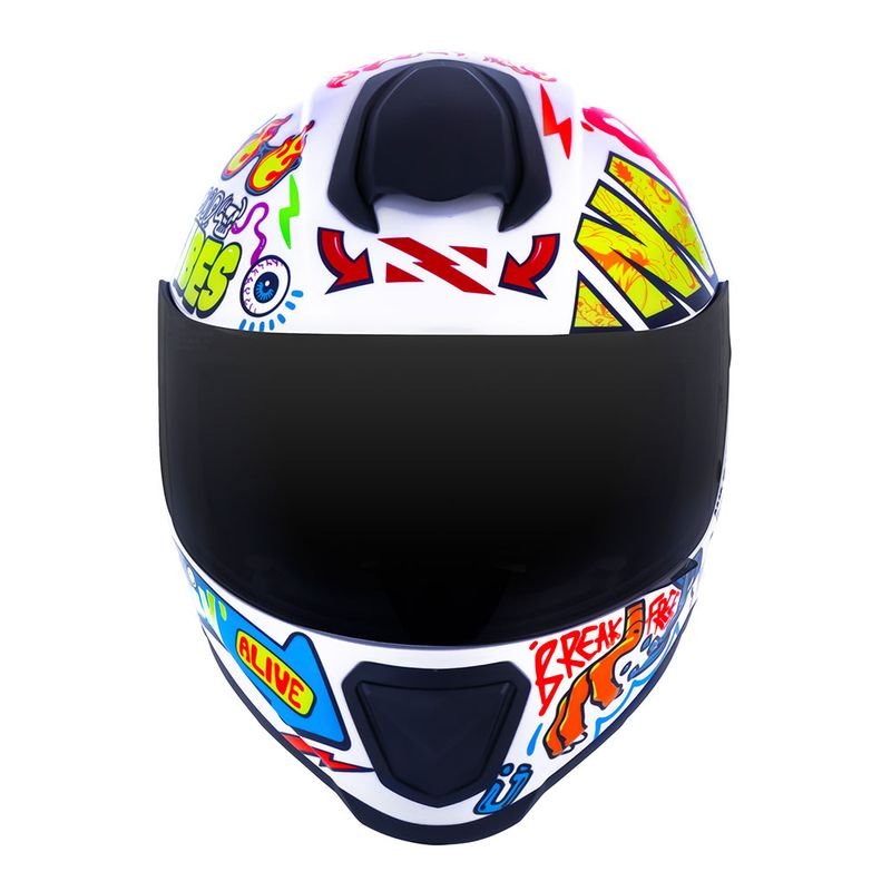 CAPACETE NORISK RAZOR VIBES BRANCO - Macaléo Capacetes