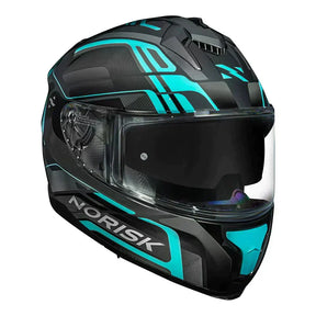 CAPACETE NORISK STRADA FLUX PRETO/AZUL - Macaléo Capacetes