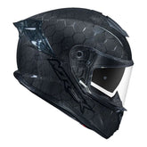 CAPACETE NORISK VIPER GT SNAKE CARBON PRETO - Macaléo Capacetes